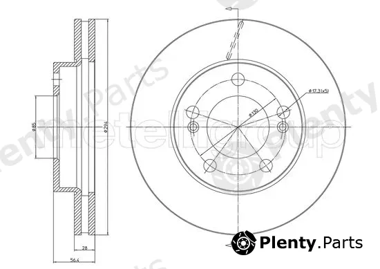 Trusting DF1060 — Brake Disc
