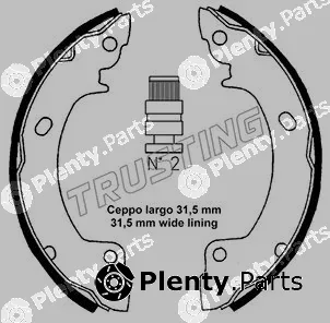 Trusting 046.200 — Brake Shoe Set