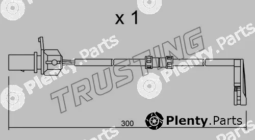 Trusting SU.292 — Warning Contact, brake pad wear