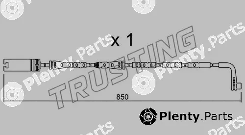 Trusting SU.259 — Warning Contact, brake pad wear