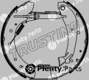 Trusting 6335 — Brake Shoe Set Kit premounted