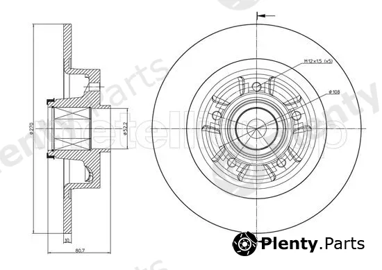 Trusting DF1484A — Brake Disc