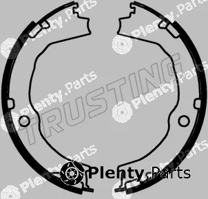Trusting 253.767 — Brake Shoe Set, parking brake