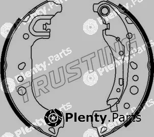 Trusting 253.718 — Brake Shoe Set
