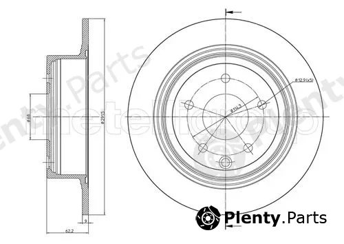 Trusting DF1499 — Brake Disc