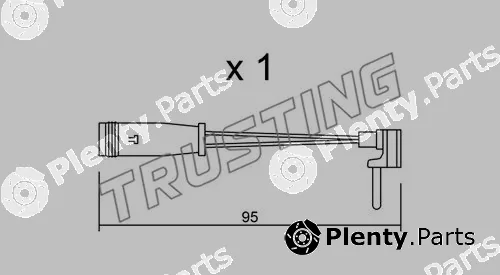 Trusting SU.129 — Warning Contact, brake pad wear