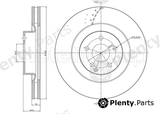 Trusting DF1044 — Brake Disc