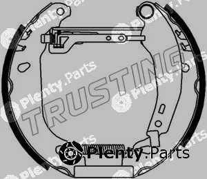 Trusting 6092 — Brake Shoe Set Kit premounted