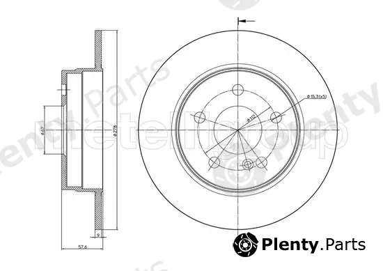 Trusting DF1555 — Brake Disc