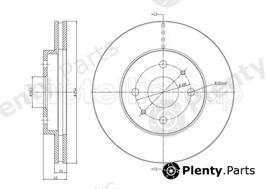 Trusting DF1523 — Brake Disc