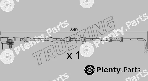 Trusting SU.383 — Warning Contact, brake pad wear