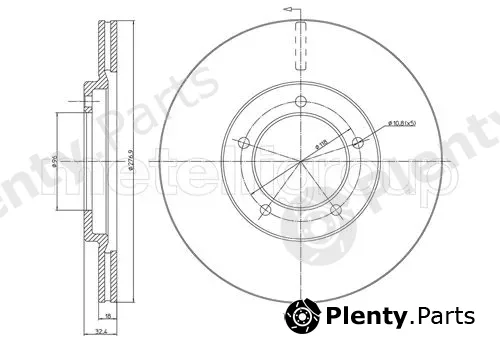 Trusting DF935 — Brake Disc