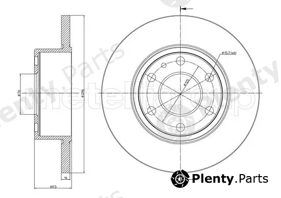 Trusting DF1406 — Brake Disc