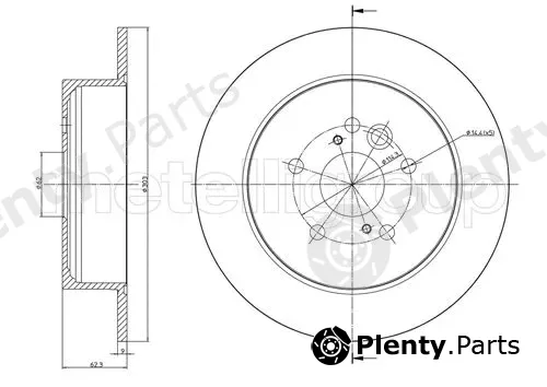 Trusting DF1151 — Brake Disc