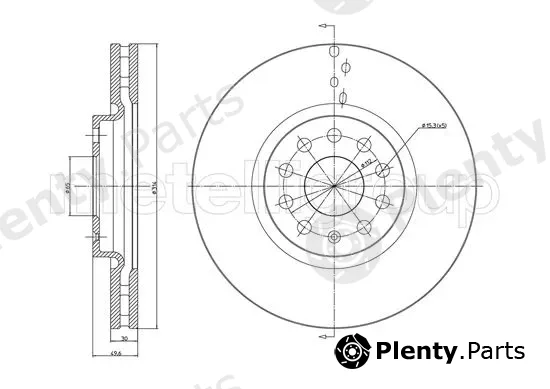 Trusting DF1550 — Brake Disc