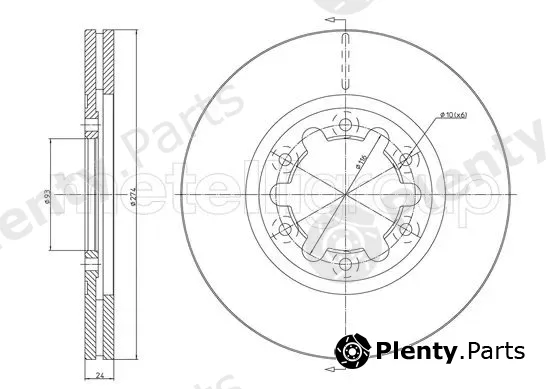 Trusting DF1038 — Brake Disc