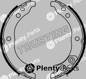 Trusting 034.113 — Brake Shoe Set, parking brake