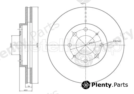 Trusting DF1170 — Brake Disc