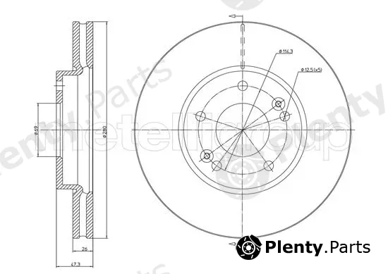 Trusting DF1686 — Brake Disc