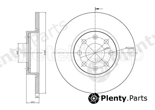 Trusting DF1278 — Brake Disc