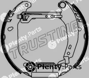 Trusting 6145 — Brake Shoe Set Kit premounted