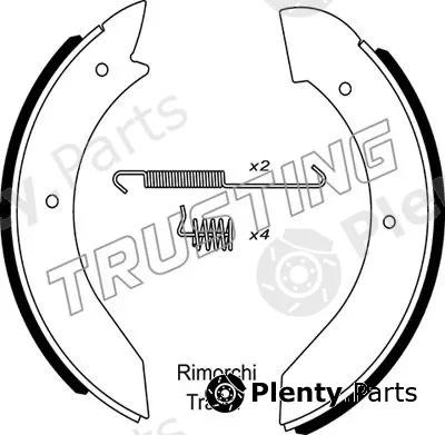 Trusting 053.001 — Brake Shoe Set
