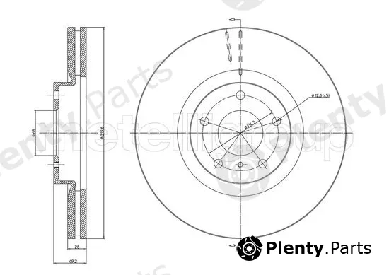 Trusting DF1053 — Brake Disc