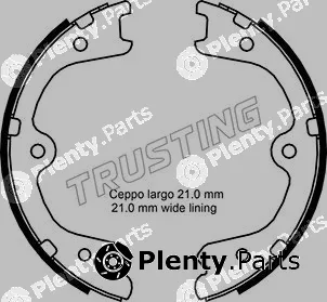 Trusting 067.200 — Brake Shoe Set, parking brake