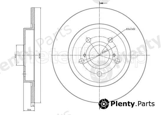 Trusting DF1439 — Brake Disc