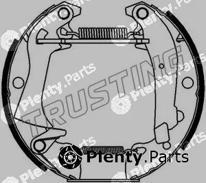 Trusting 6052 — Brake Shoe Set Kit premounted