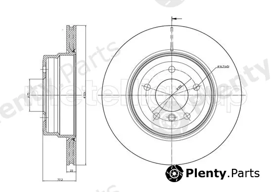 Trusting DF1615 — Brake Disc