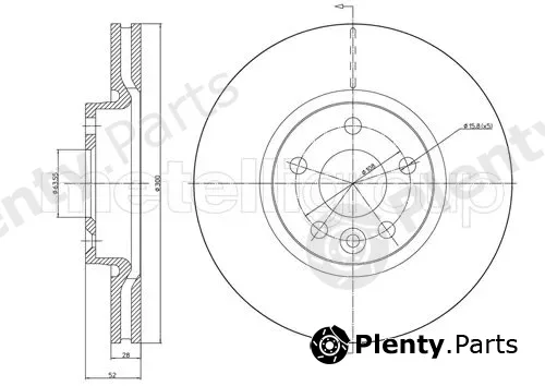 Trusting DF1005 — Brake Disc