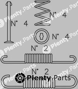 Trusting K407 — Accessory Kit, brake shoes