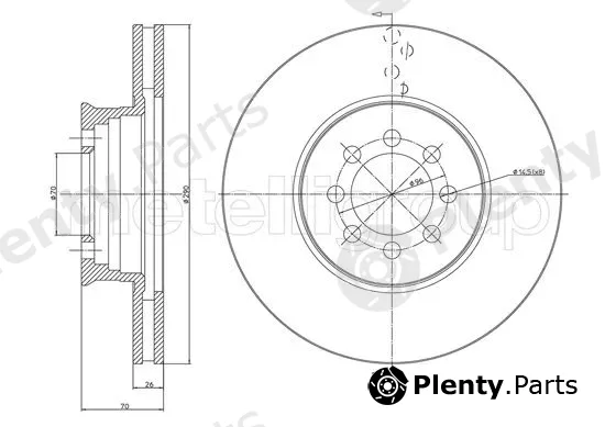 Trusting DF1229 — Brake Disc