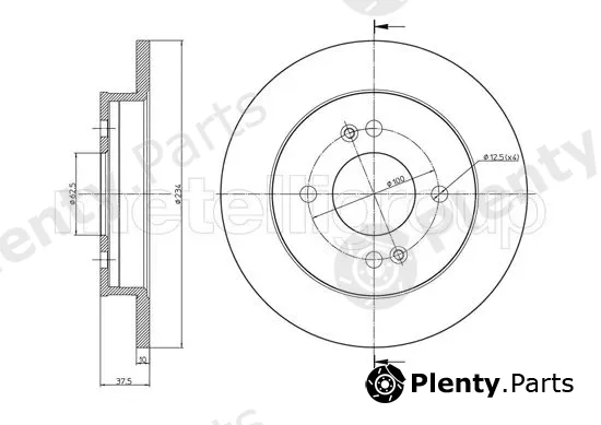 Trusting DF1119 — Brake Disc
