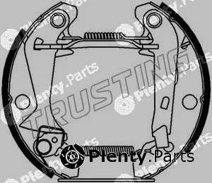 Trusting 6128 — Brake Shoe Set Kit premounted