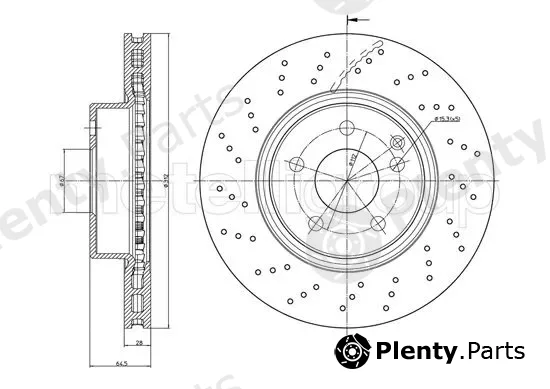 Trusting DF1671 — Brake Disc