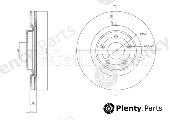 Trusting DF1783 — Brake Disc