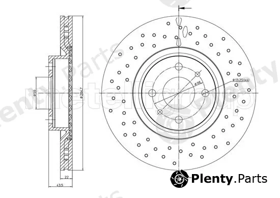 Trusting DF1660 — Brake Disc