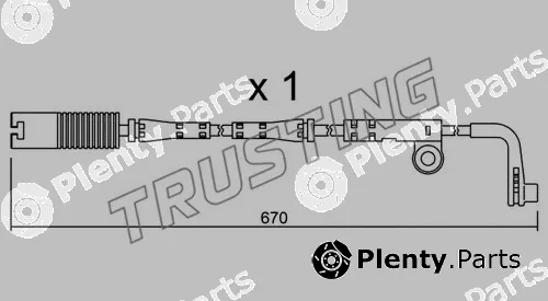 Trusting SU.150 — Warning Contact, brake pad wear