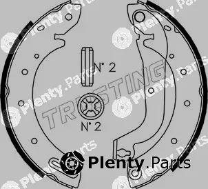 Trusting 067.188 — Brake Shoe Set