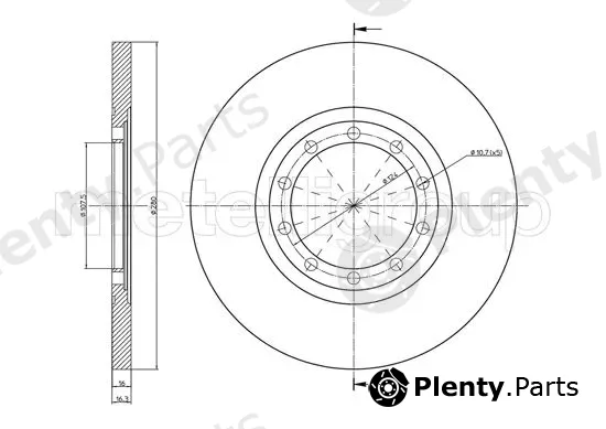 Trusting DF1083 — Brake Disc