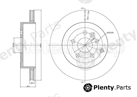 Trusting DF1414 — Brake Disc