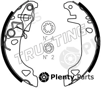 Trusting 034.094S — Brake Shoe Set