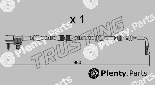 Trusting SU.317 — Warning Contact, brake pad wear