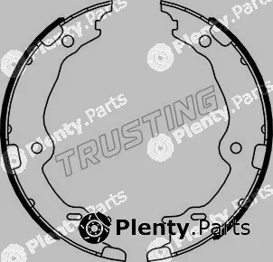 Trusting 115.327 — Brake Shoe Set, parking brake