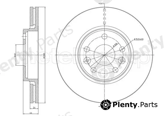 Trusting DF1460 — Brake Disc