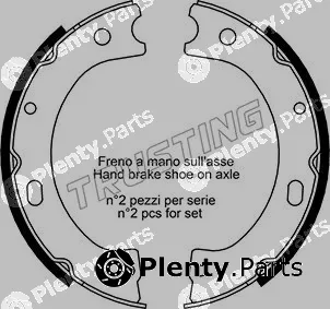 Trusting 067.191 — Brake Shoe Set, parking brake