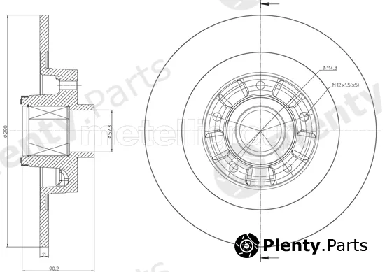 Trusting DF1482A — Brake Disc