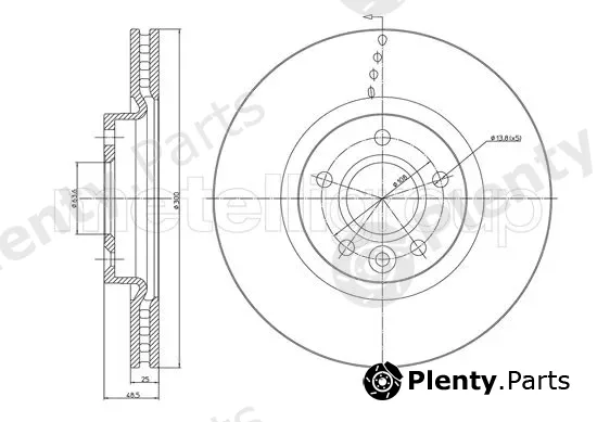 Trusting DF1699 — Brake Disc